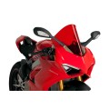 PUIG R-Racer Windscreen for Ducati Panigale V4 / S / SP (20-24) and V4 R (19-24)